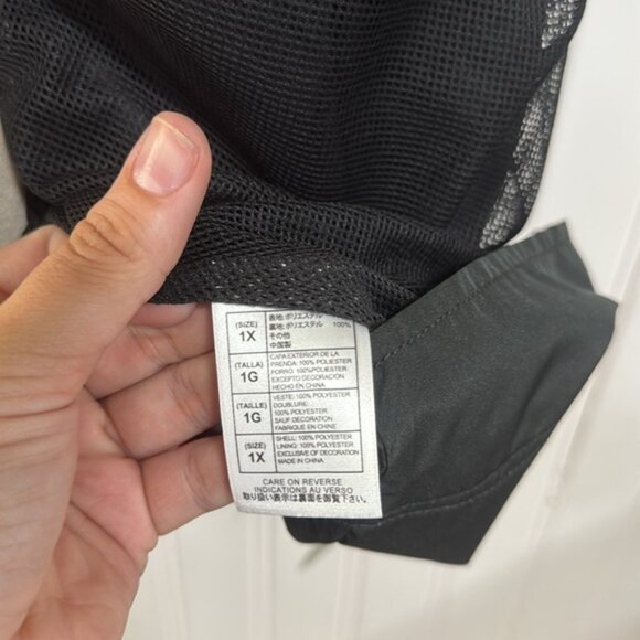 NWT Walt Disney World Minnie Mouse windbreaker rain jacket Size 1X - Picture 9 of 11